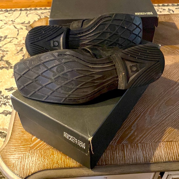 Kenneth Cole The Right Moves Black Leather Dress Shoes Size 11.5 - Picture 5 of 5